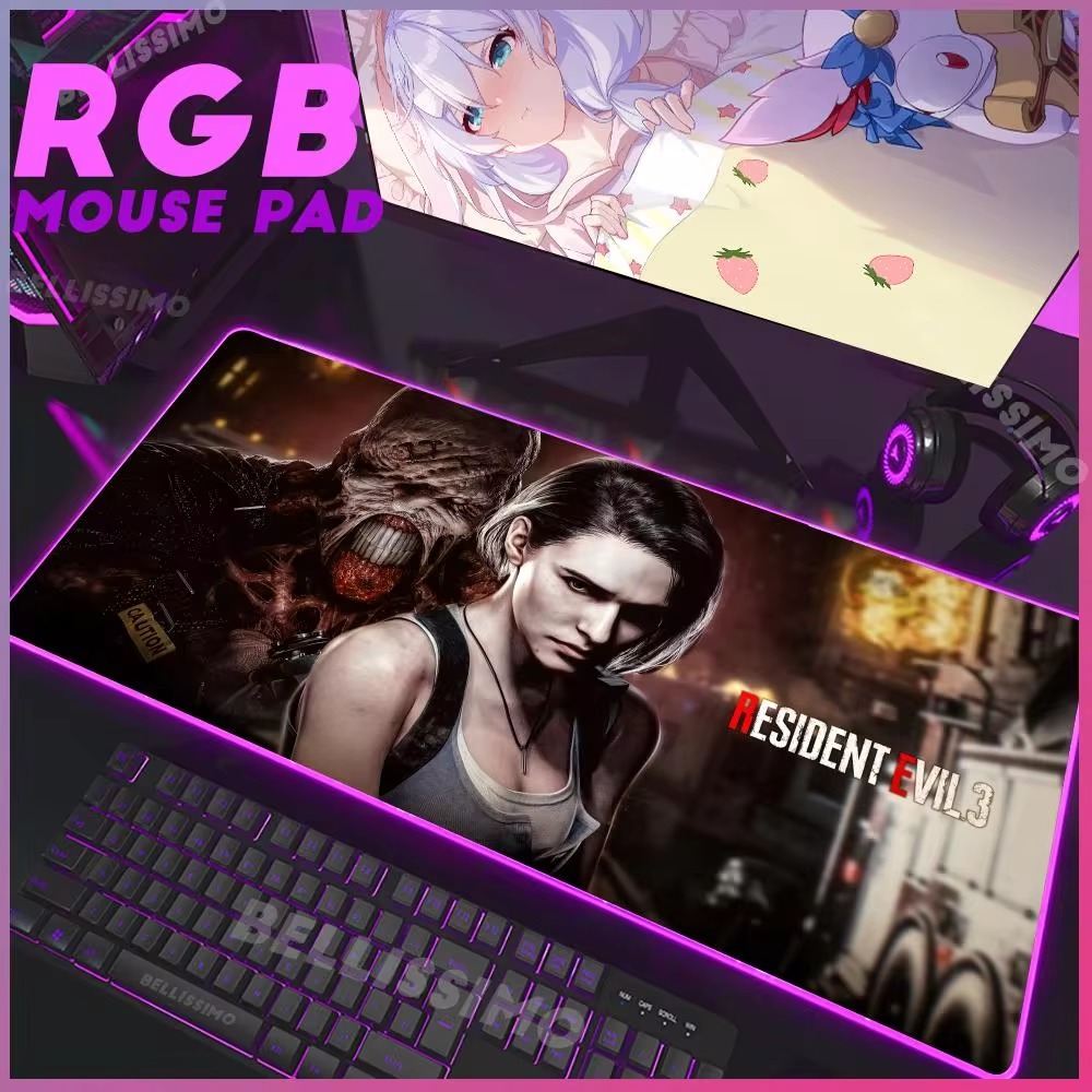 Rgb Keyboard Wrist Rest - R Resident Evil Serie RGB Gaming-Mauspad