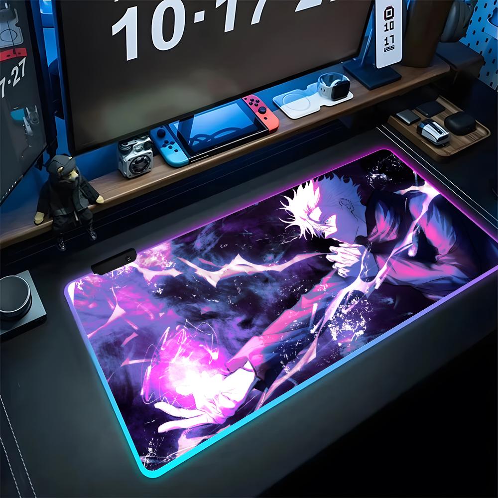 Rgb Keyboard Wrist Rest - Anime J-jujutsu K-kaisen Mauspad Gaming RGB