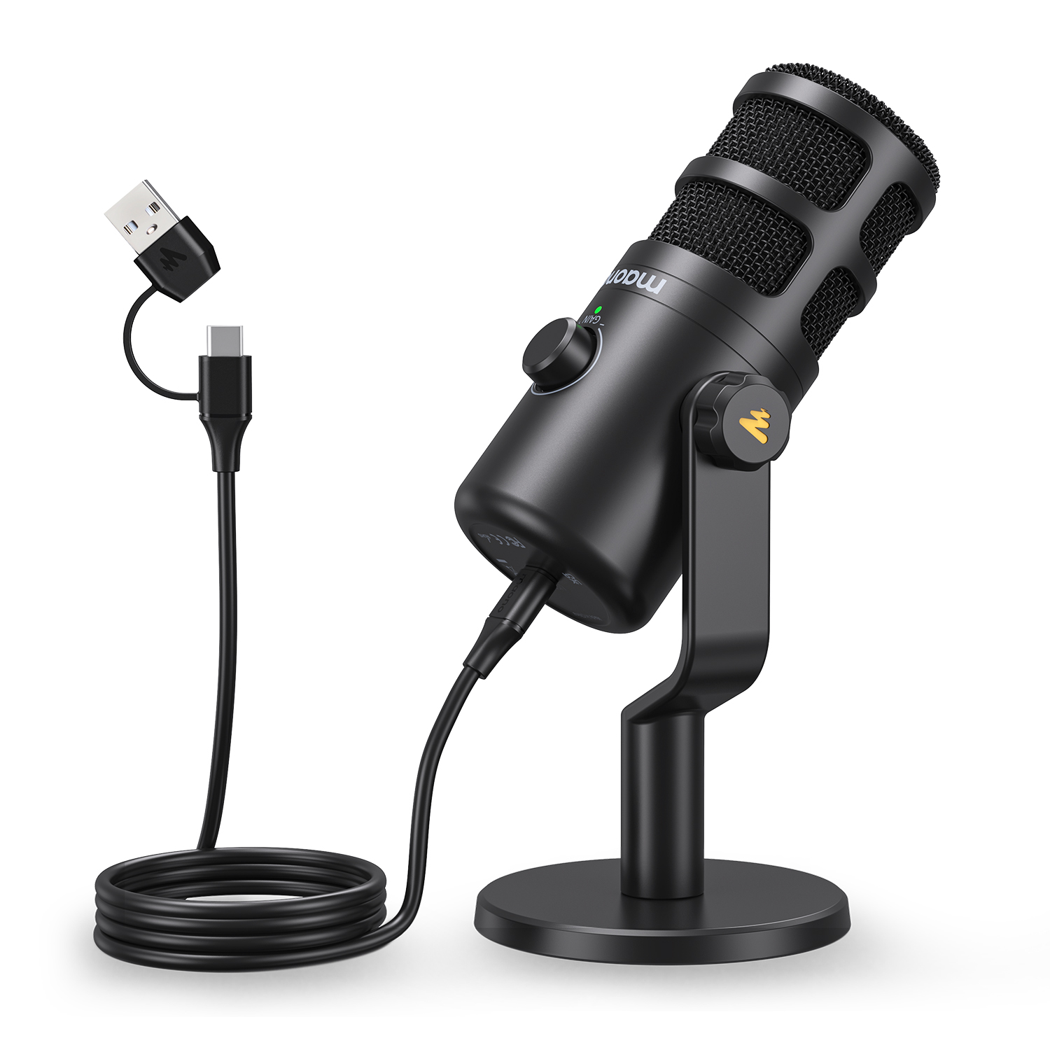 Gaming Microphone - Maono PD100U USB Dynamisches Mikrofon für
