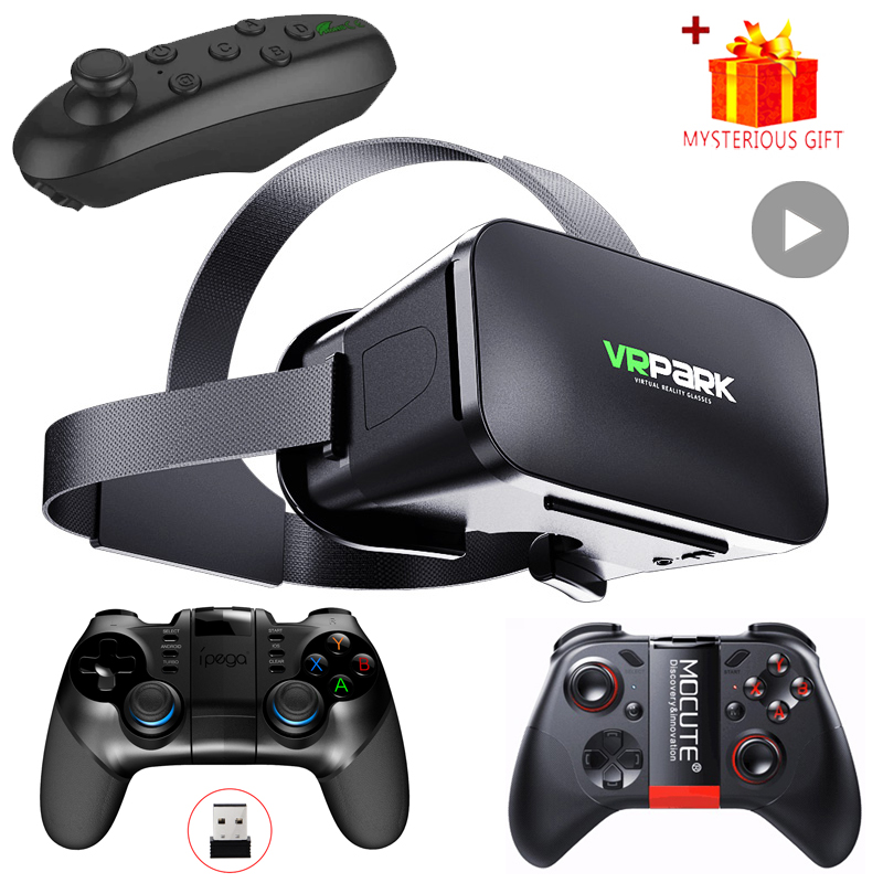 Vr Headset Pc - Virtual-Reality-Helm, VR-Brille, 3D-Headset für Telefonlinsen, Schutzbrillen,