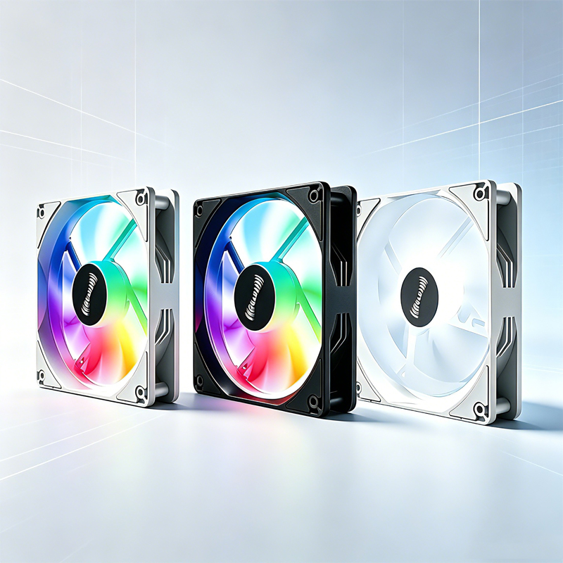 Pc Gaming Rgb - 120-mm-PC-Gehäuselüfter 12V RGB mit zyklischem Spiegeleffekt,