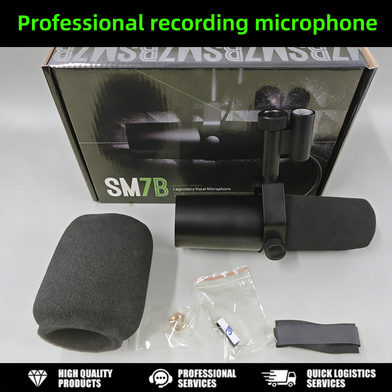 Gaming Microphone - SM7B Dynamisches Gesangsmikrofon – XLR-Studiomikrofon für