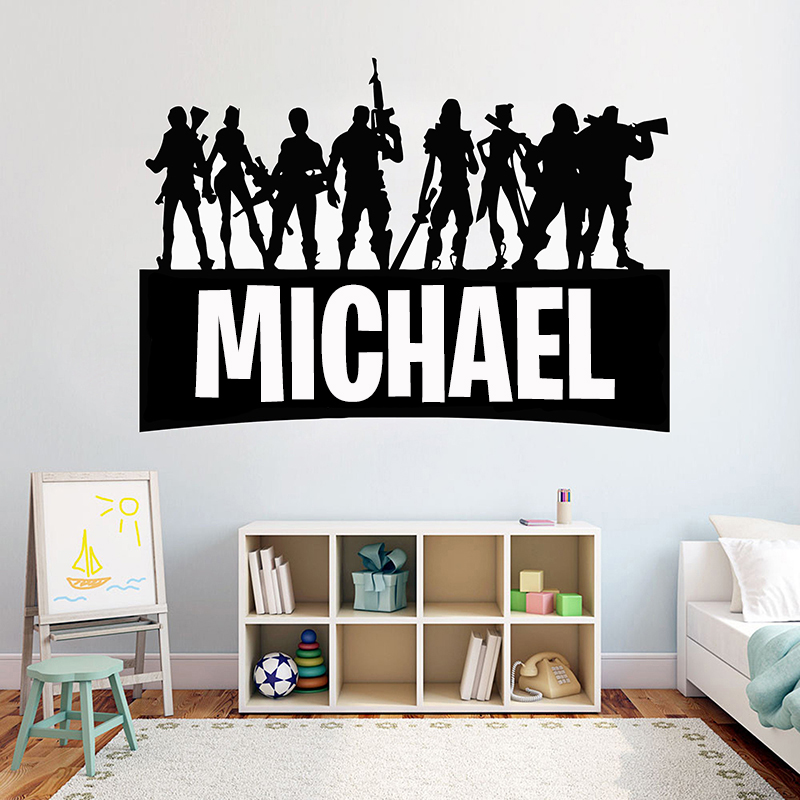 Pc Gaming Quotes - Spiel Gamer Personalisierte Name wand Dekor