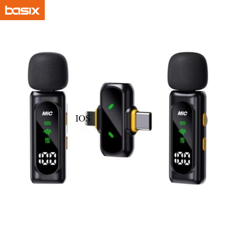 Gaming Microphone - Mini Kabelloses Lavalier-Mikrofon für iPhone Android
