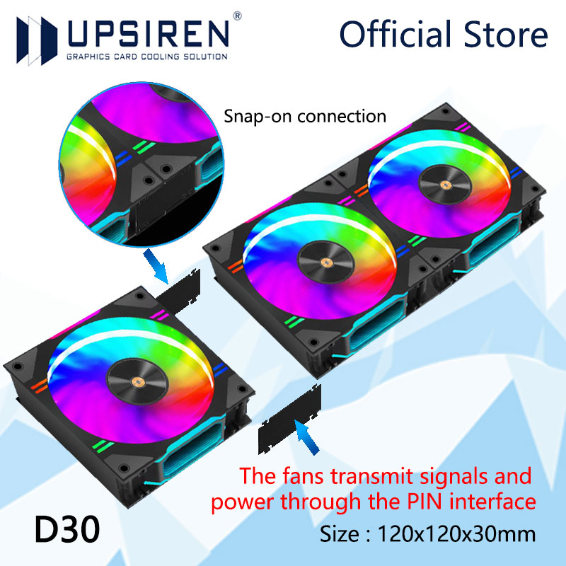 Pc Water Cooling - UPSIREN D30 120 x 120 x