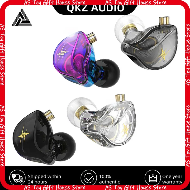 Gaming Microphone - QKZ ZXT In-Ear-Kopfhörer mit Kabel, Hi-Res-Dynamic-Monitor