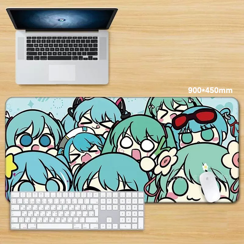 Anime-Mauspad, Gamer-Tastaturu – Pc Gaming Hatsune Miku Bewertung und Preis