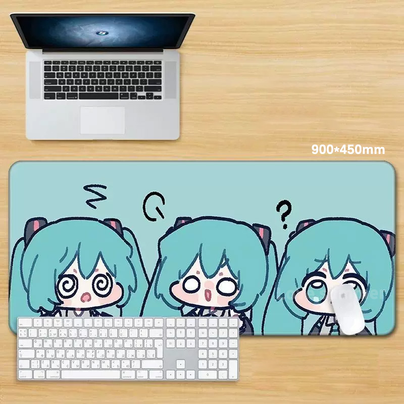 Anime-Mauspad, Gamer-Tastaturu – Pc Gaming Hatsune Miku Bewertung und Preis