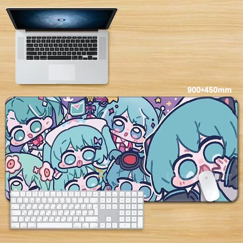Anime-Mauspad, Gamer-Tastaturu – Pc Gaming Hatsune Miku Bewertung und Preis