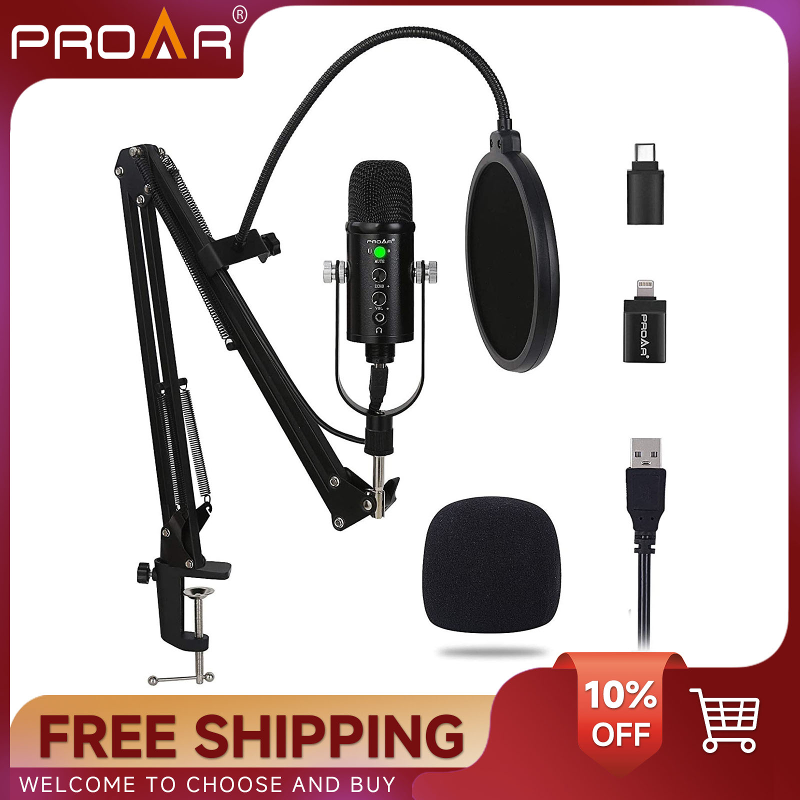 BM86 USB-Kondensatormikrofon P – Pc Gaming Youtuber Bewertung und Preis
