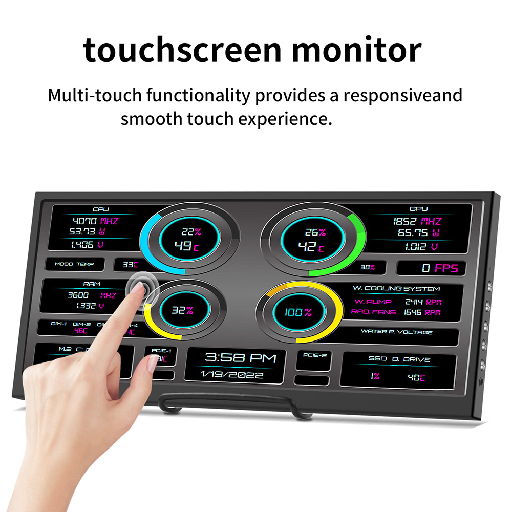12,3 Zoll Touchscreen-Monitor  – Pc Zotac Gaming Bewertung und Preis