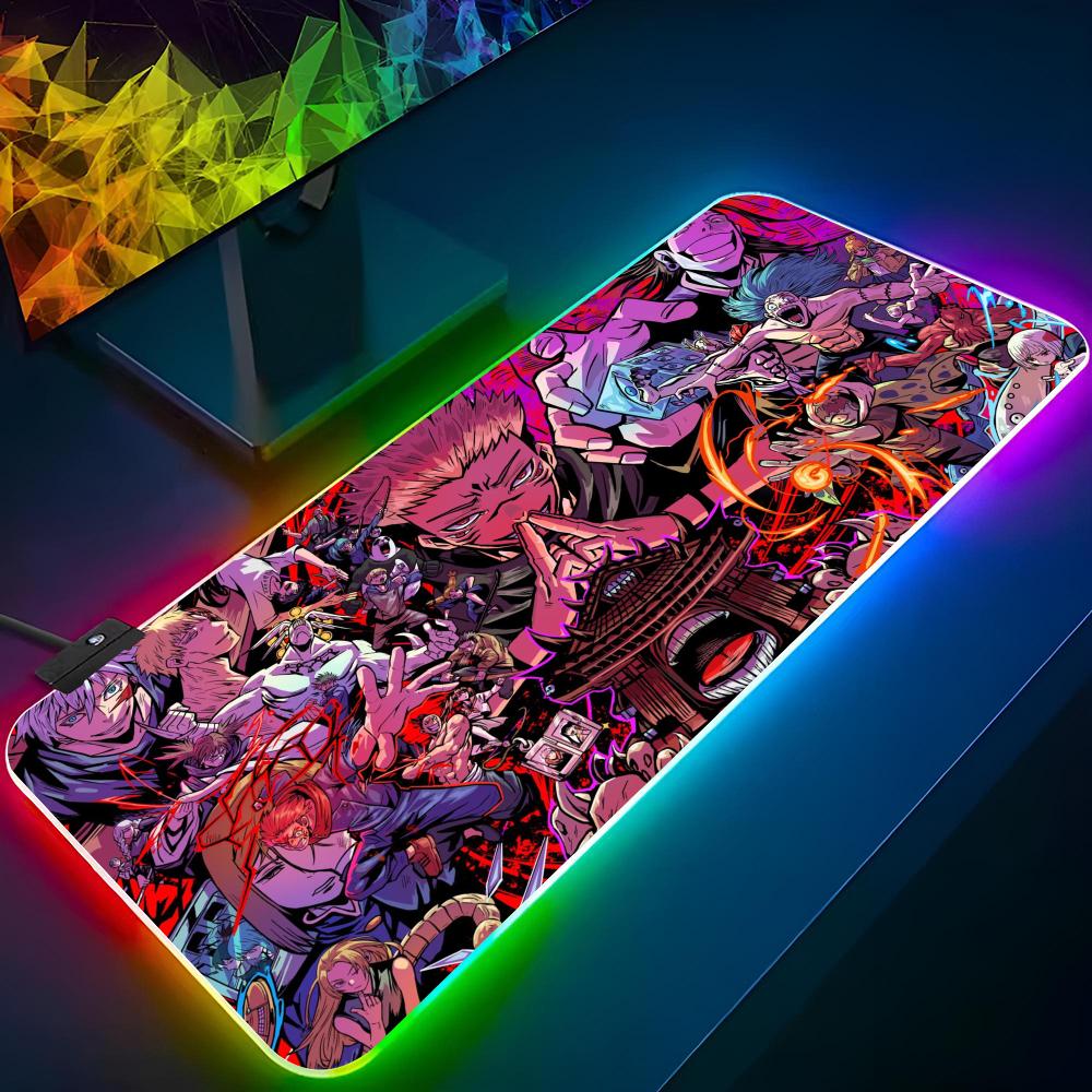 Anime J-jujutsu K-kaisen Mausp – Rgb Keyboard Wrist Rest Bewertung und Preis