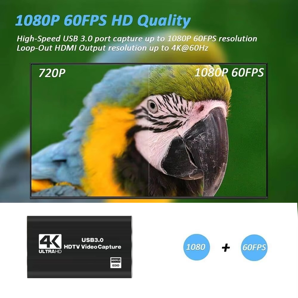 Roreta 4K USB 3.0 Videoaufnahm – Pc Gaming Games Bewertung und Preis