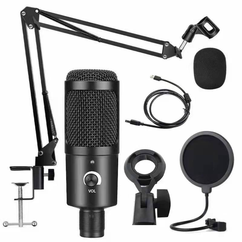USB-Kondensatormikrofon, Aufna – Pc Gaming Youtuber Bewertung und Preis