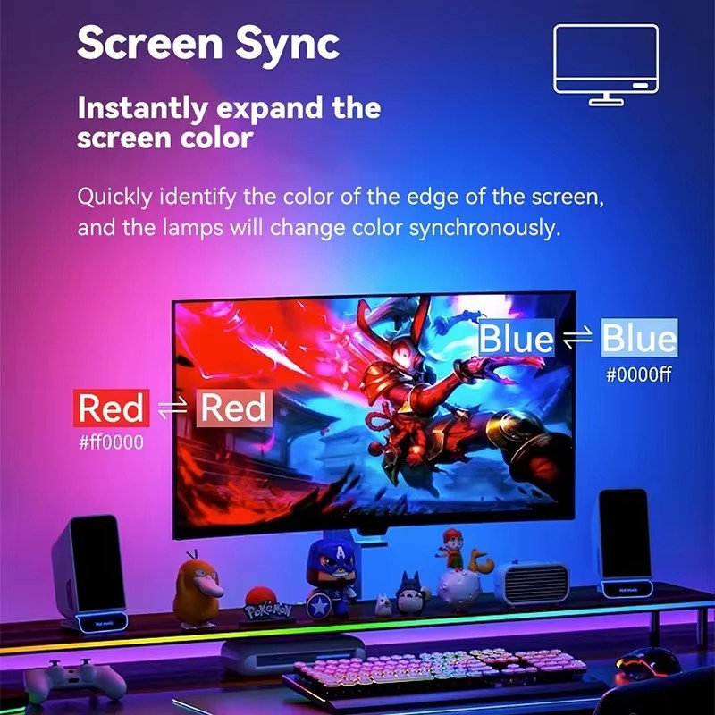 RGB-Gaming-Lichtleiste Monitor – Pc Gaming Games Bewertung und Preis