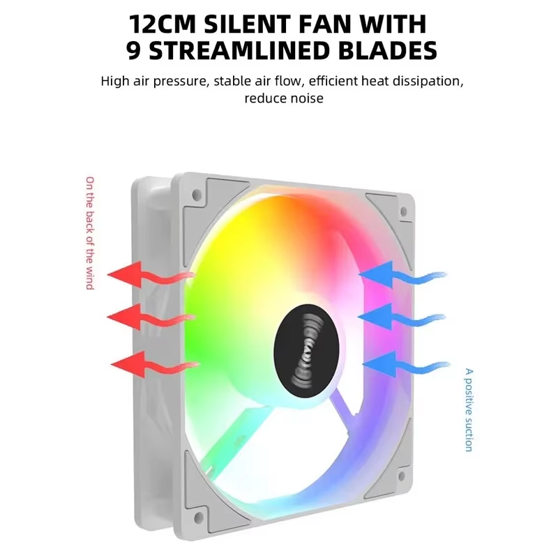 120-mm-PC-Gehäuselüfter 12V RG – Pc Gaming Rgb Bewertung und Preis