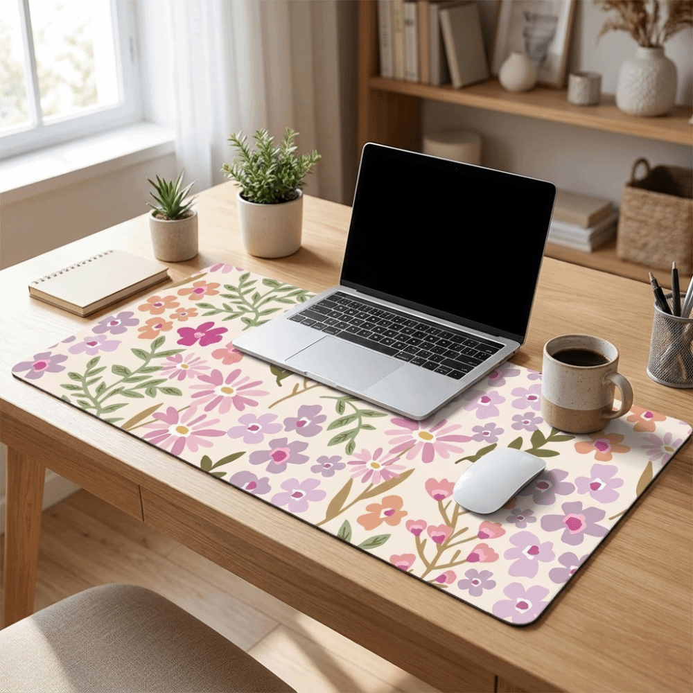 Fleckresistente Große Blumen-S – Gaming Desk Mat Bewertung und Preis