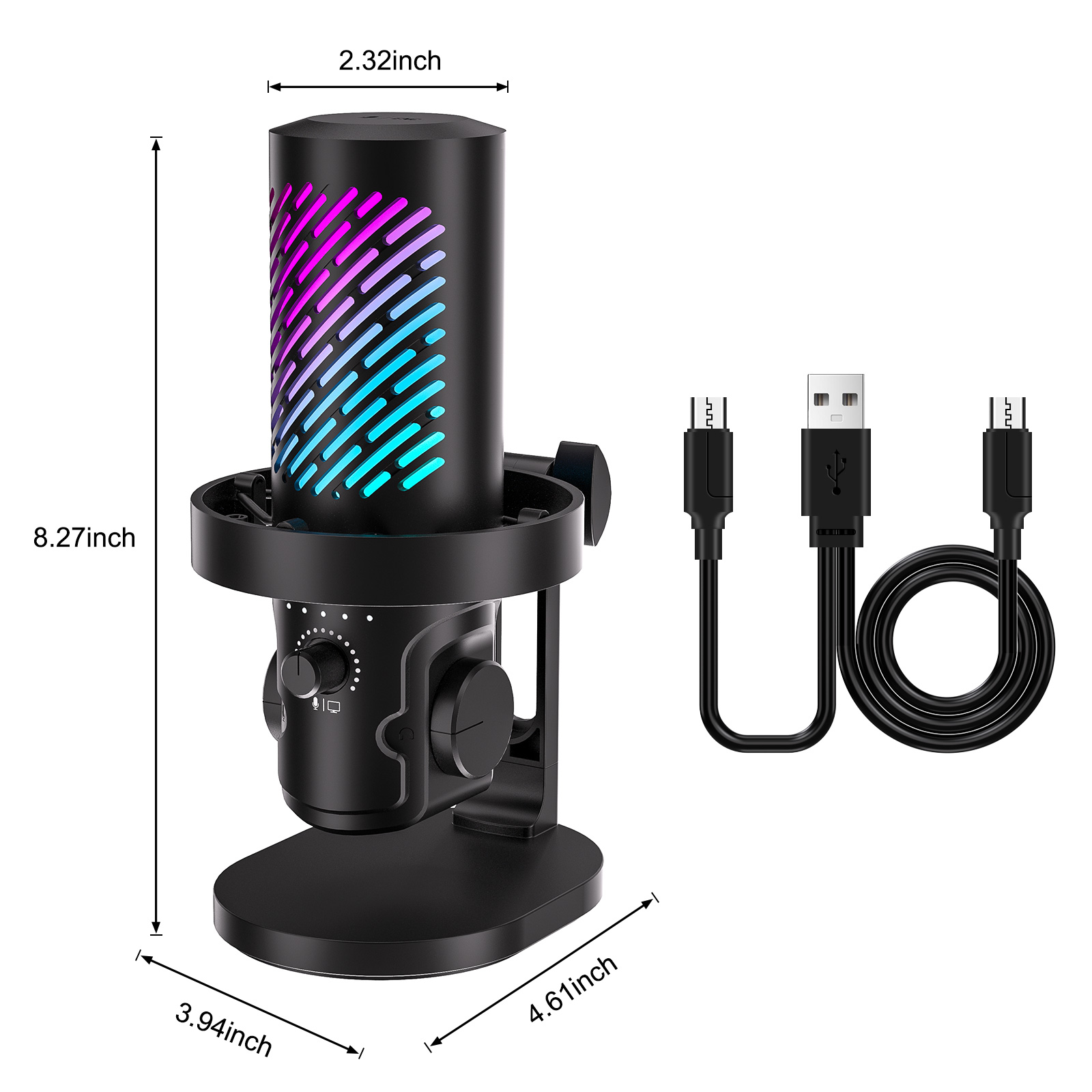 Tenlamp CG1 RGB USB-Streaming- – Pc Gaming Youtuber Bewertung und Preis