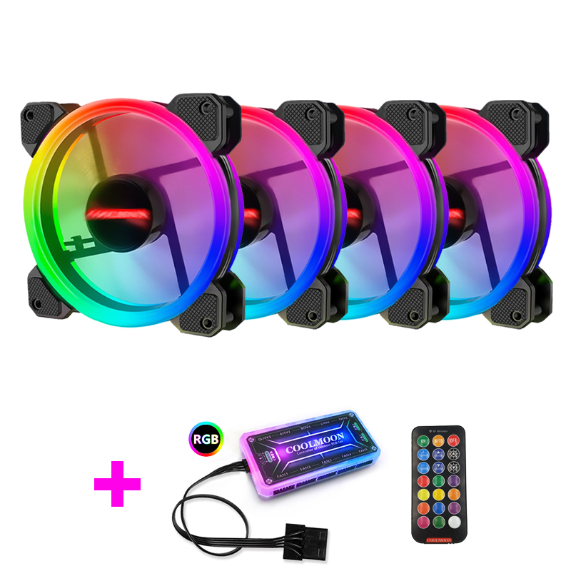 Coolmoon Gehäuselüfter PC-Kühl – Pc Gaming Rgb Bewertung und Preis