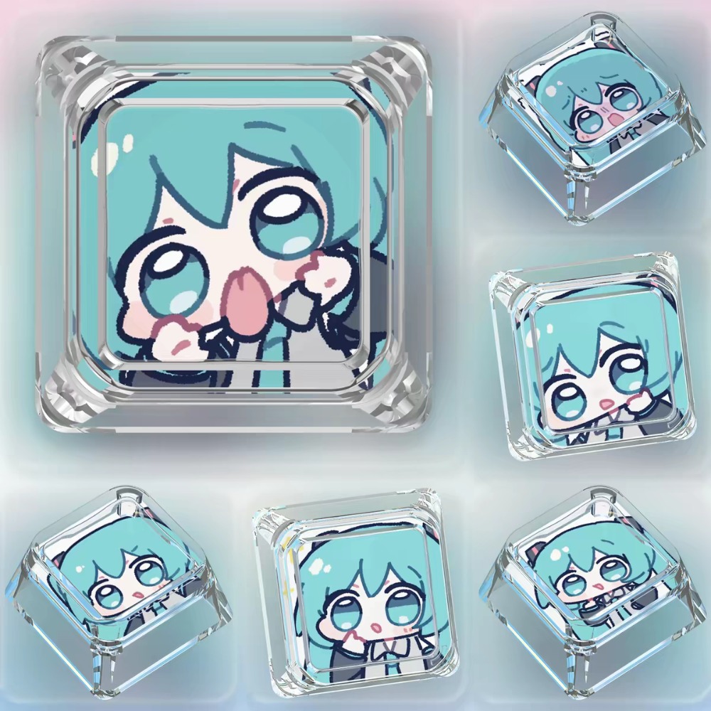 Cartoon Hatsune Miku Tastenkap – Pc Gaming Hatsune Miku Bewertung und Preis