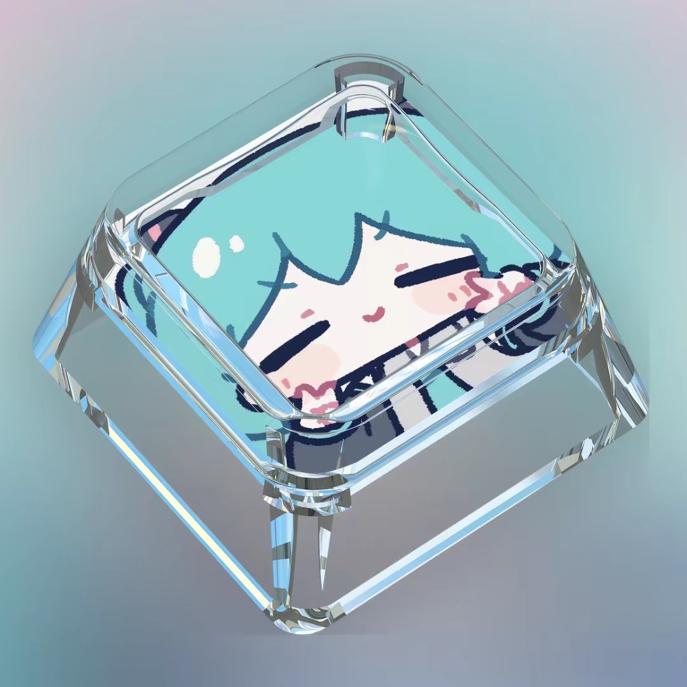 Cartoon Hatsune Miku Tastenkap – Pc Gaming Hatsune Miku Bewertung und Preis