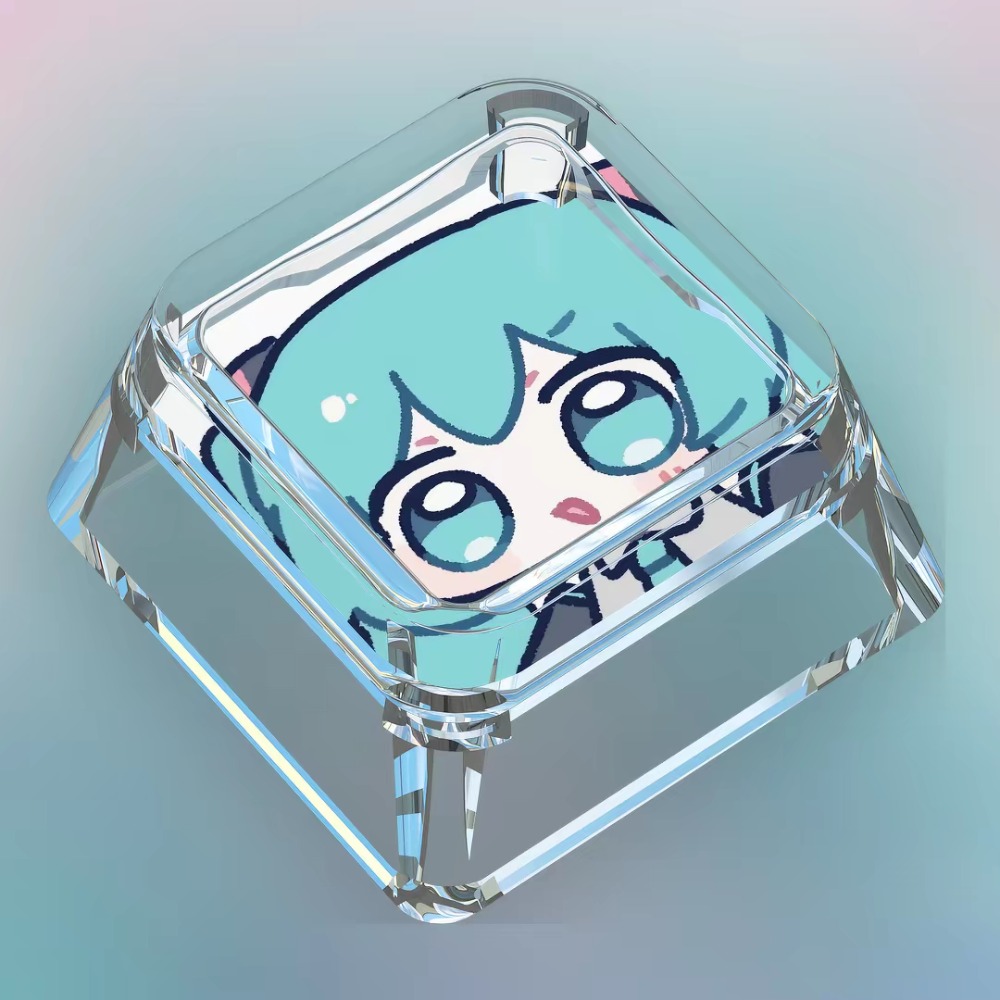 Cartoon Hatsune Miku Tastenkap – Pc Gaming Hatsune Miku Bewertung und Preis