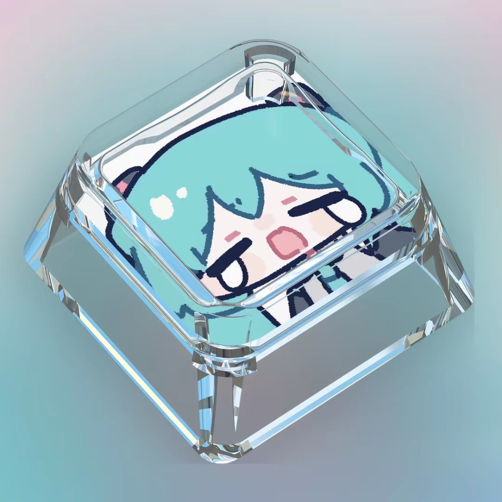 Cartoon Hatsune Miku Tastenkap – Pc Gaming Hatsune Miku Bewertung und Preis