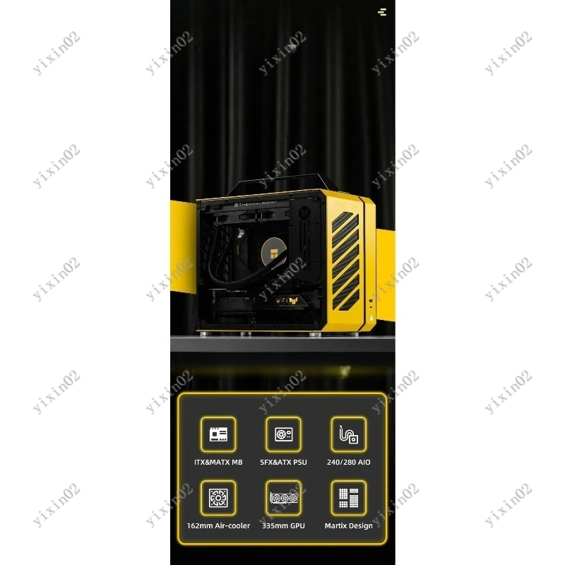 Tragbares Full Tower PC-Gehäus – Pc Water Cooling Bewertung und Preis